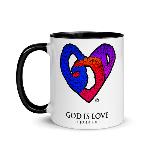 God is Love Mug with Color Inside