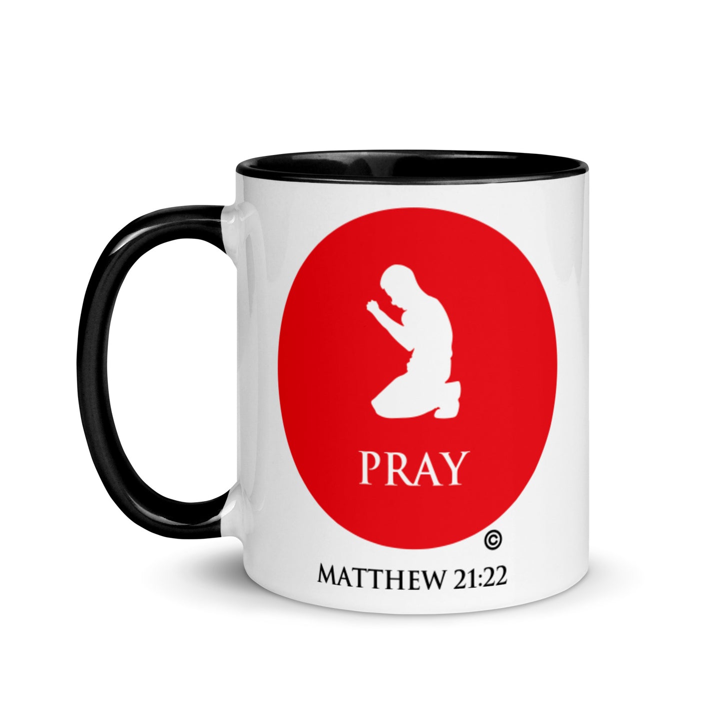 Pray Mug with Color Inside