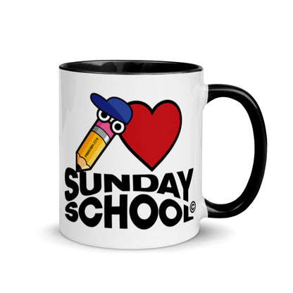 Sunday School Mug with Color Inside