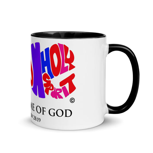 In the Name of God Mug with Color Inside