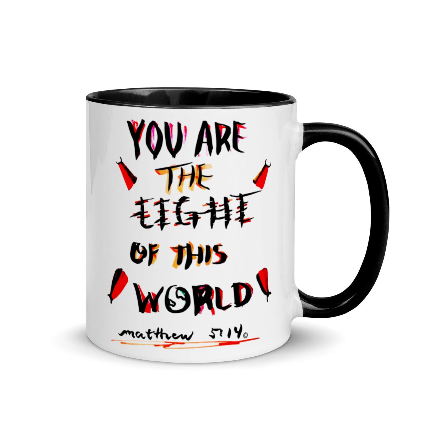 Light of This World Mug with Color Inside