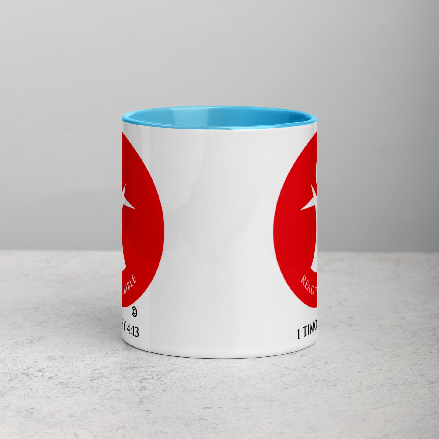 Read the Bible Mug with Color Inside