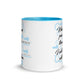 I Will Be With You Mug with Color Inside