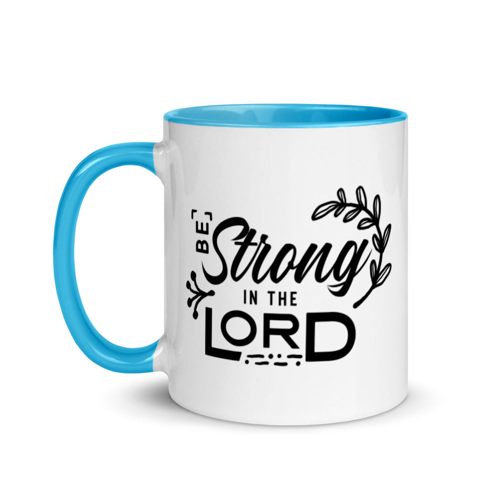 Be Strong Mug with Color Inside