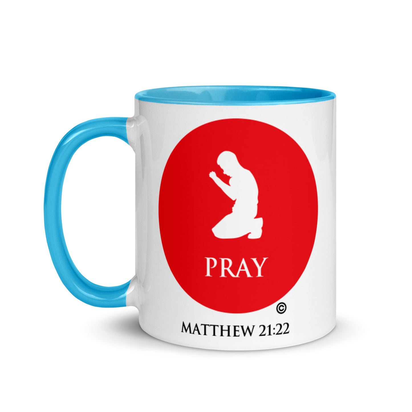 Pray Mug with Color Inside
