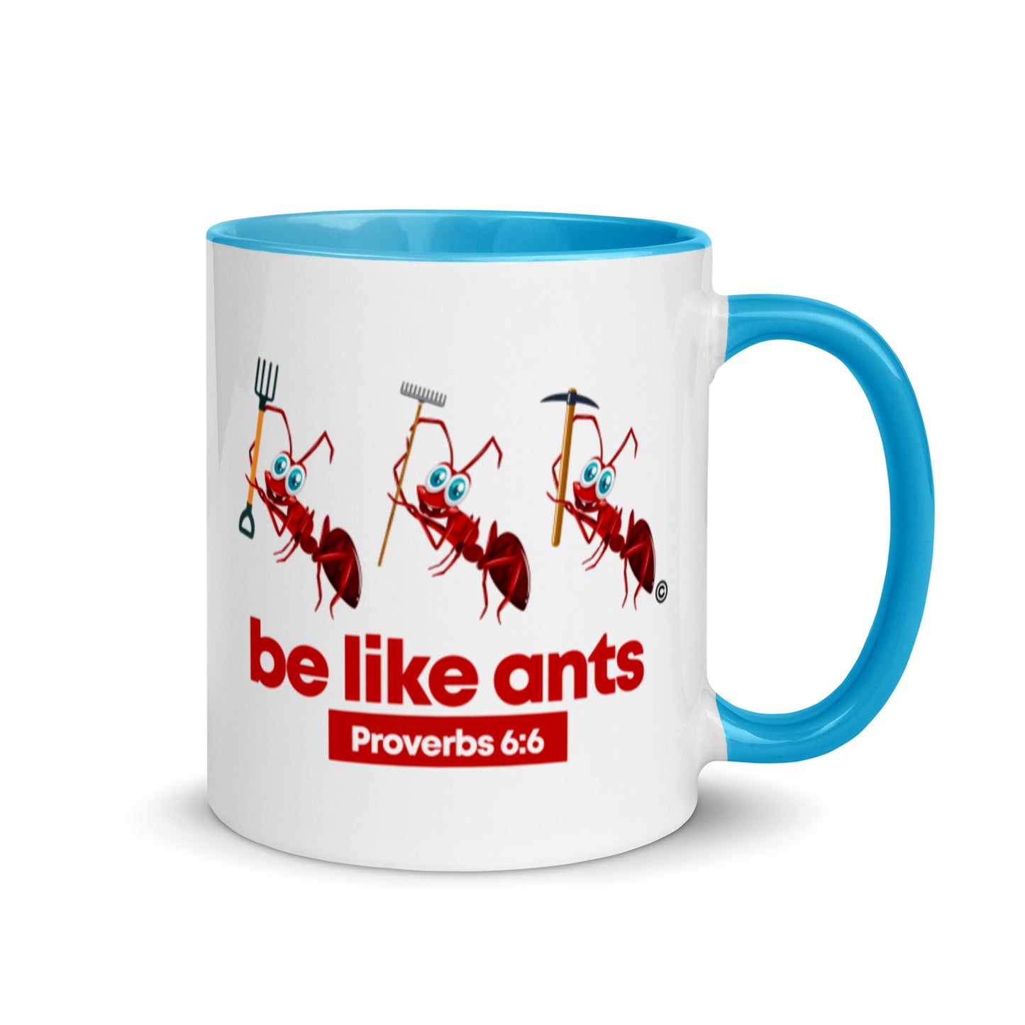 Be Like Ants Mug with Color Inside