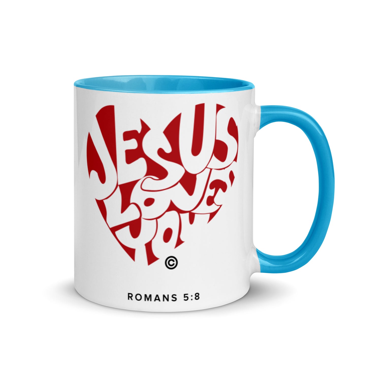 Jesus Loves You Mug with Color Inside