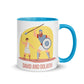 David and Goliath Mug with Color Inside