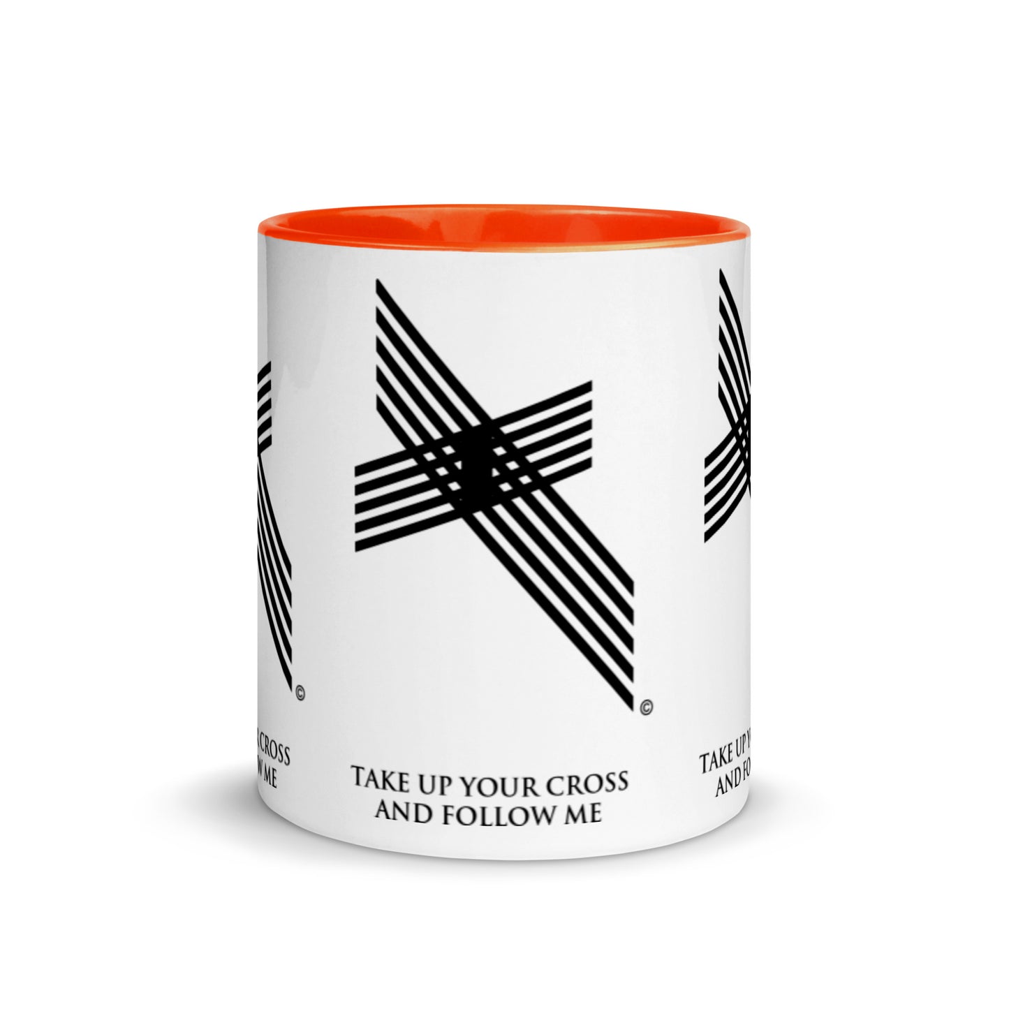 Take Up Your Cross Mug with Color Inside