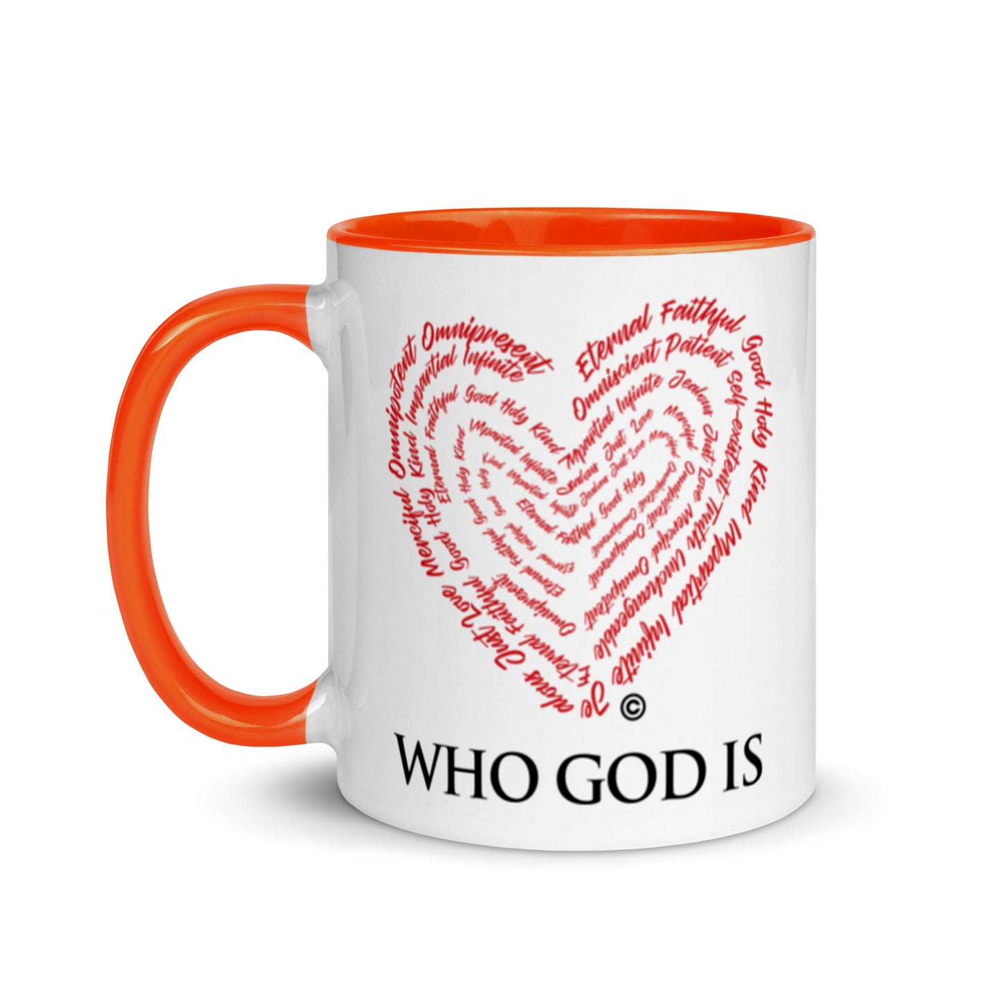 Who God Is Mug with Color Inside