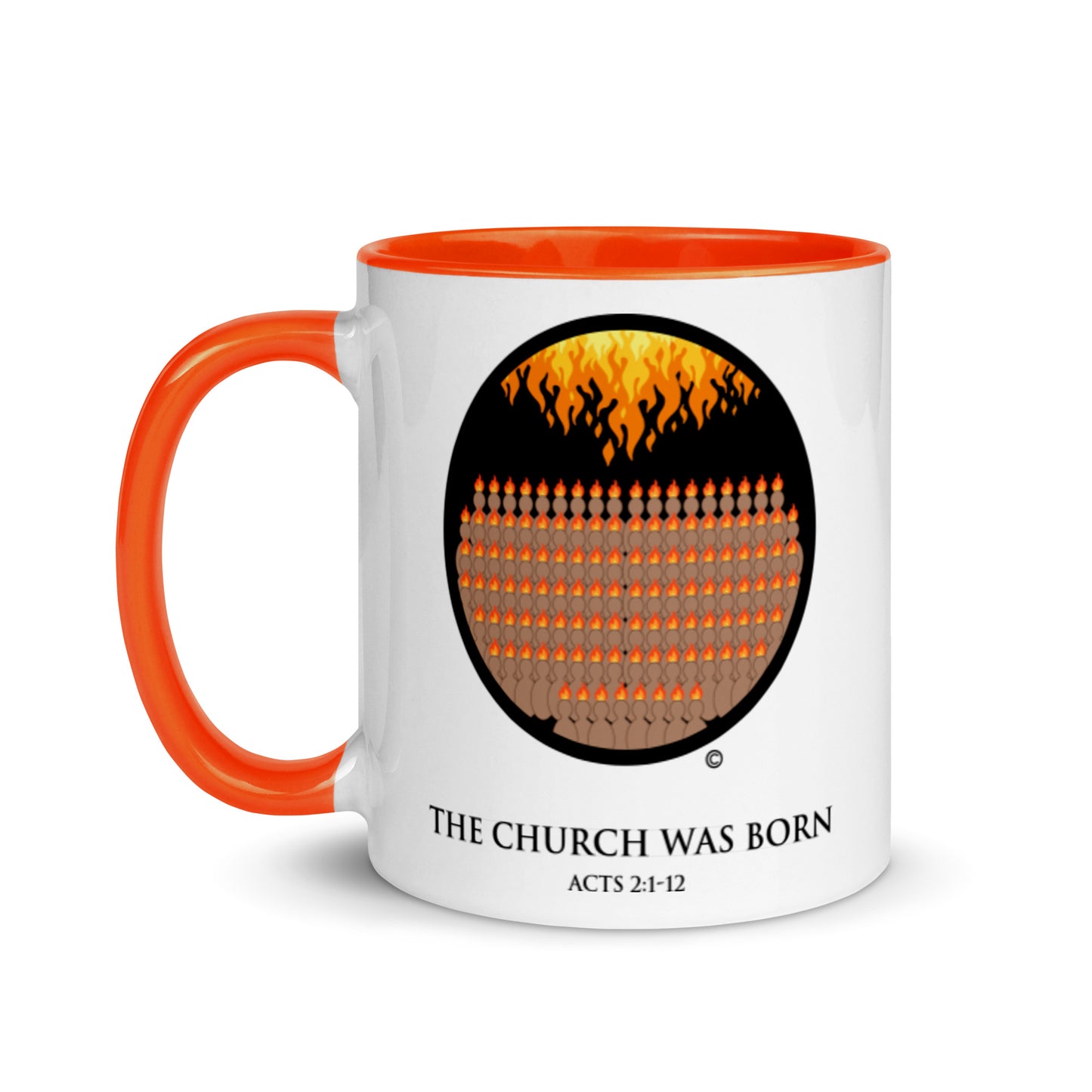 The Church was Born Mug with Color Inside