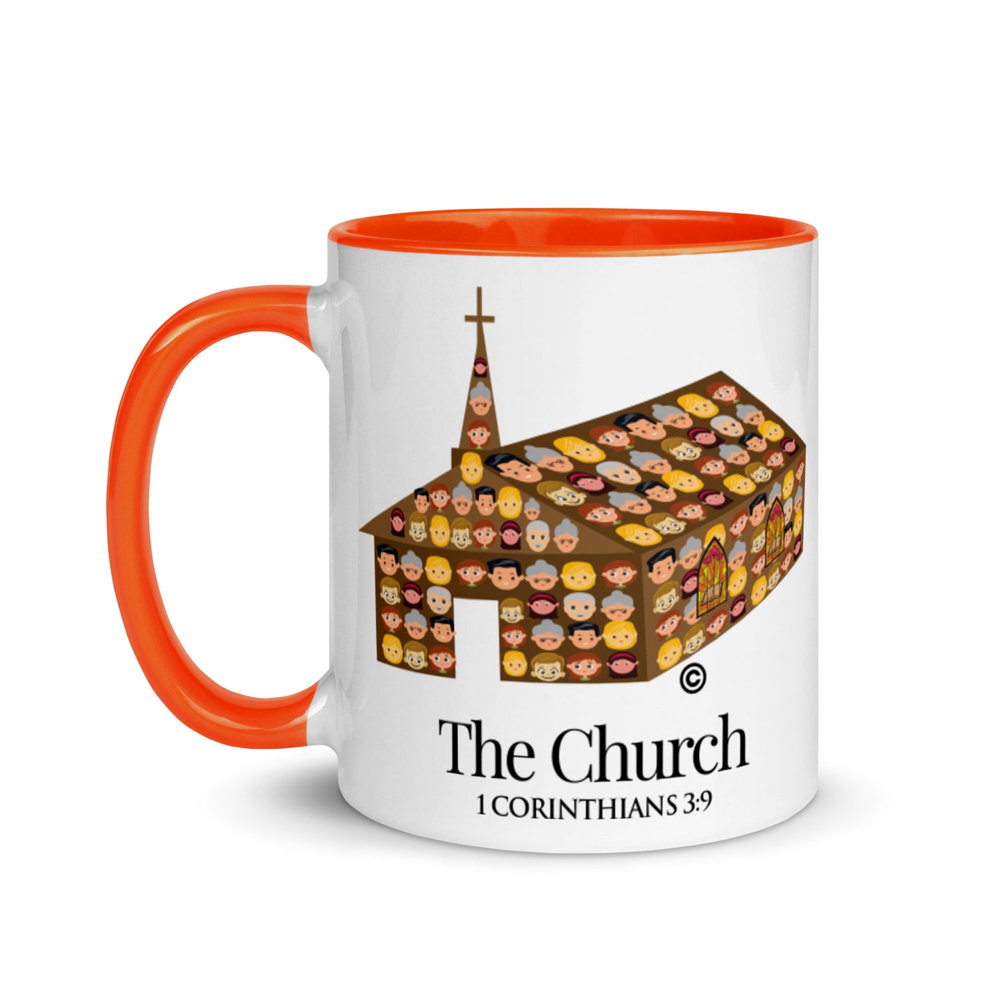 The Church Mug with Color Inside