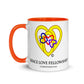 Grace Love Fellowship Mug with Color Inside
