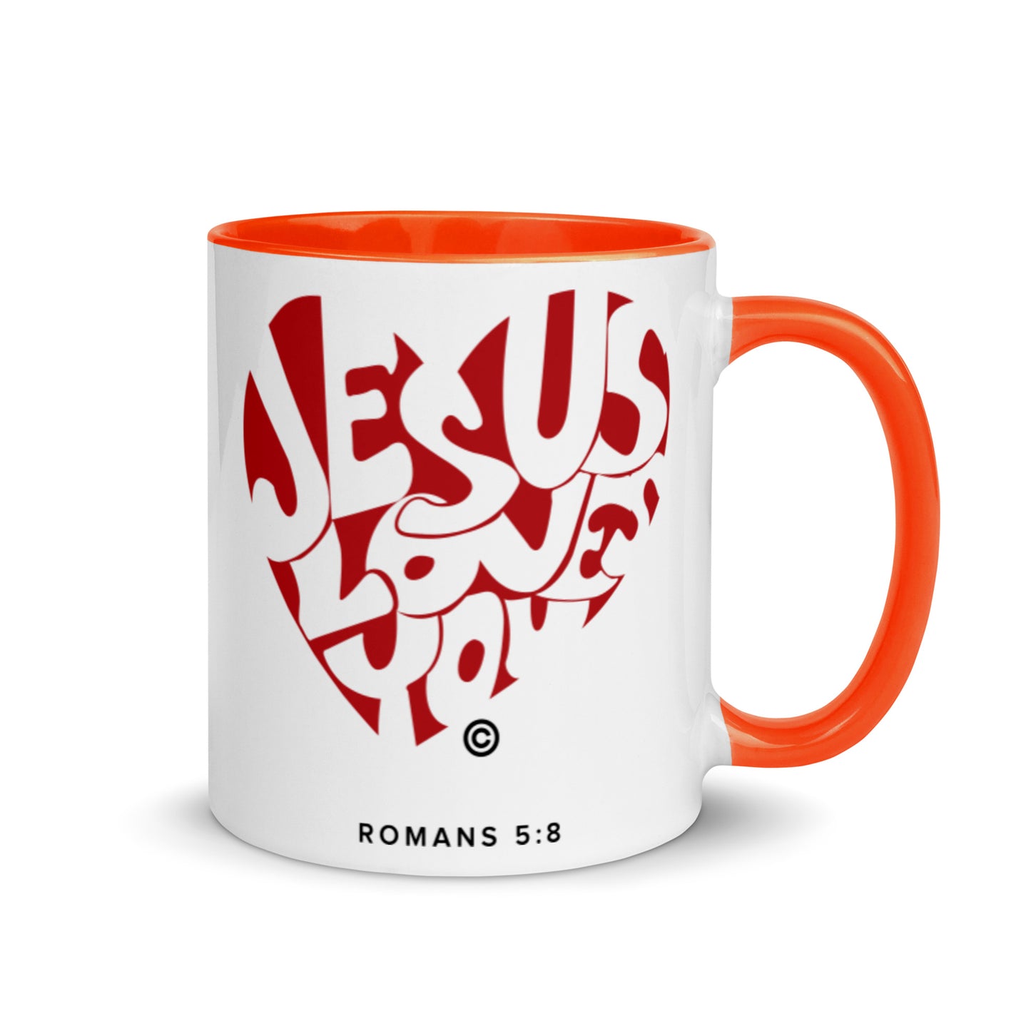 Jesus Loves You Mug with Color Inside