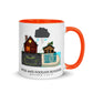 Wise and Foolish Builders Mug with Color Inside