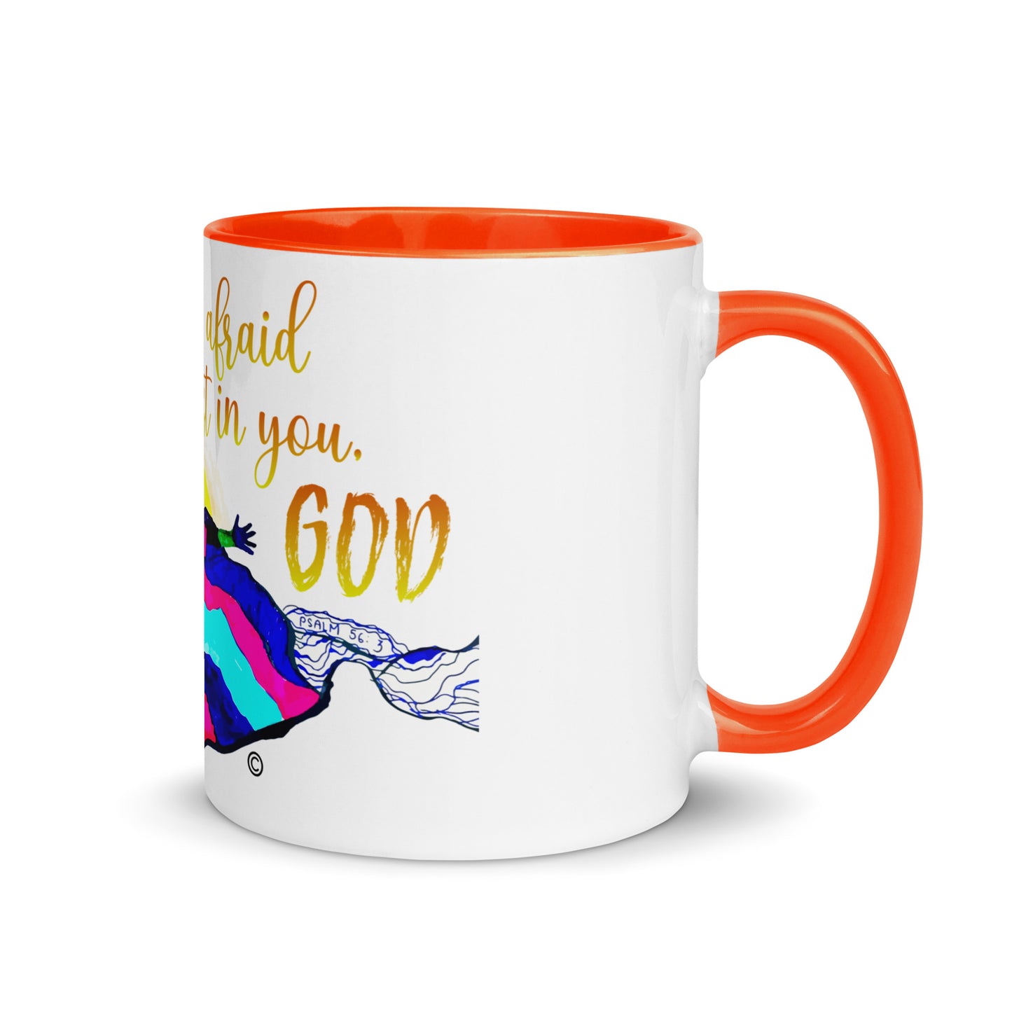 I Put My Trust in You Mug with Color Inside
