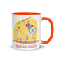 David and Goliath Mug with Color Inside