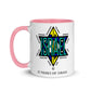 12 Tribes of Israel Mug with Color Inside