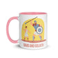 David and Goliath Mug with Color Inside