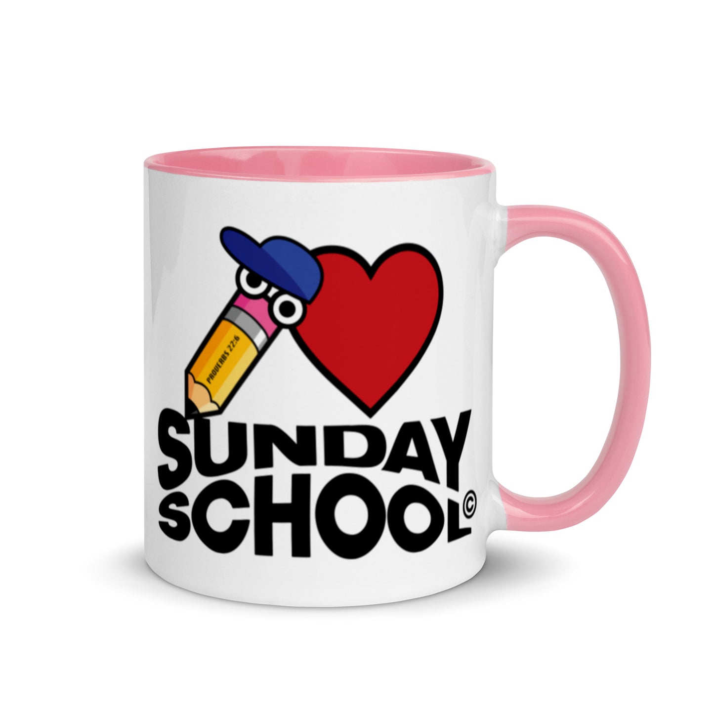 Sunday School Mug with Color Inside