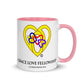 Grace Love Fellowship Mug with Color Inside