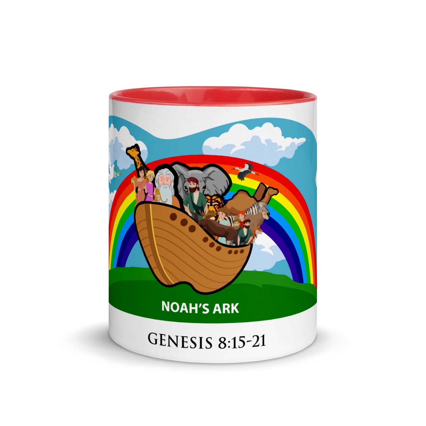 Noah's Ark Mug with Color Inside