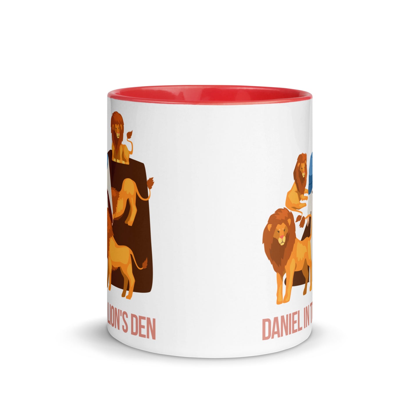 Daniel in the Lion's Den Mug with Color Inside