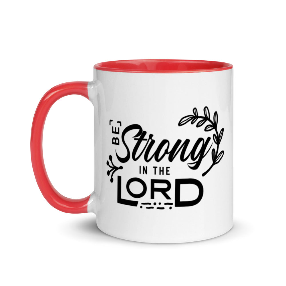 Be Strong Mug with Color Inside
