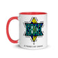 12 Tribes of Israel Mug with Color Inside