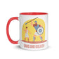 David and Goliath Mug with Color Inside