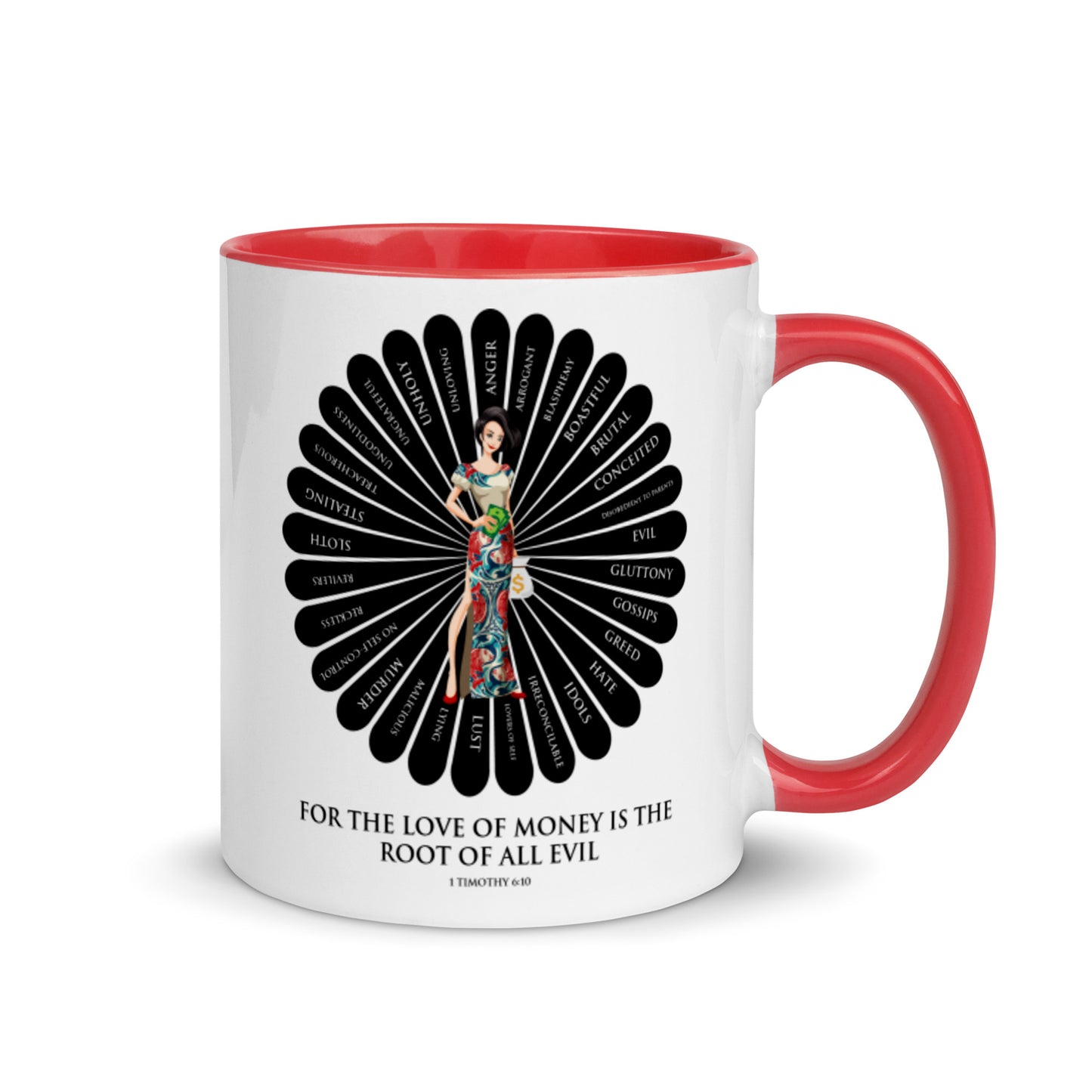 For the Love of Money Mug with Color Inside