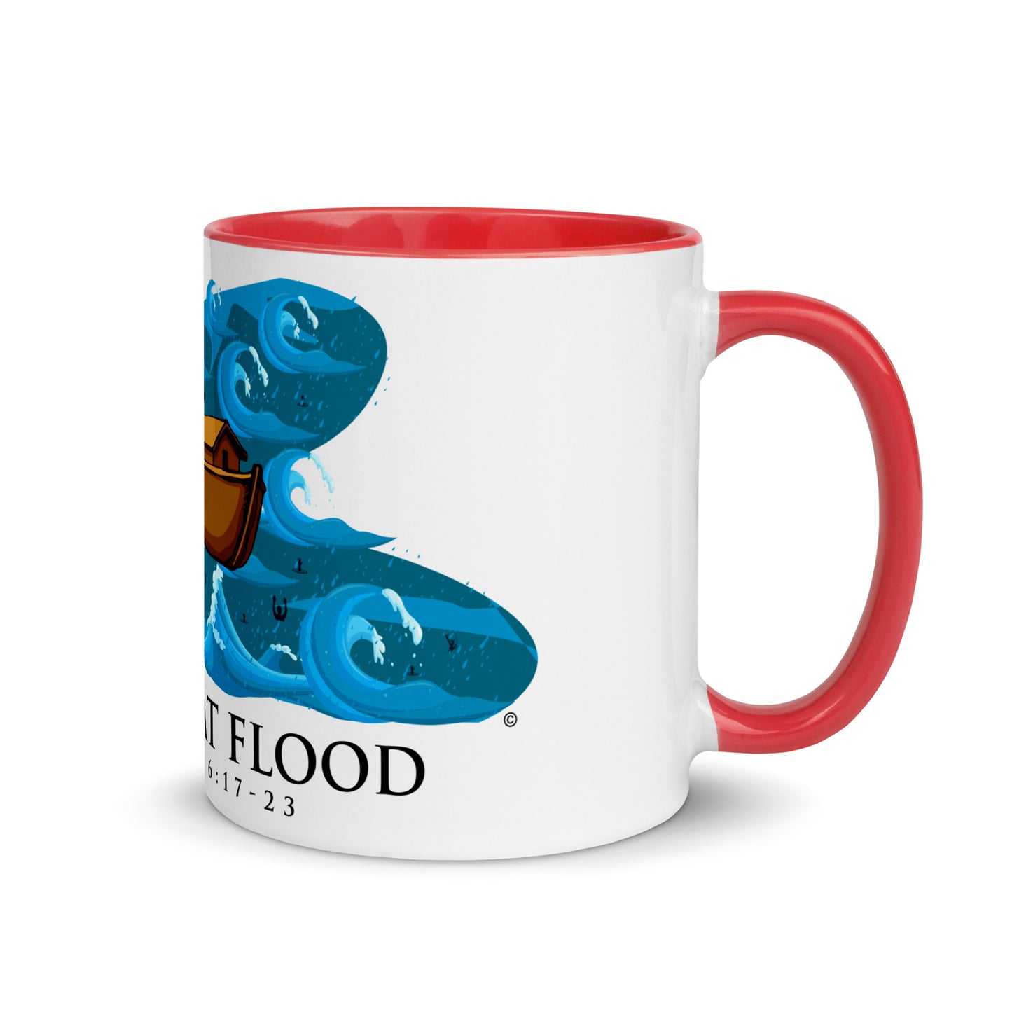 The Great Flood Mug with Color Inside