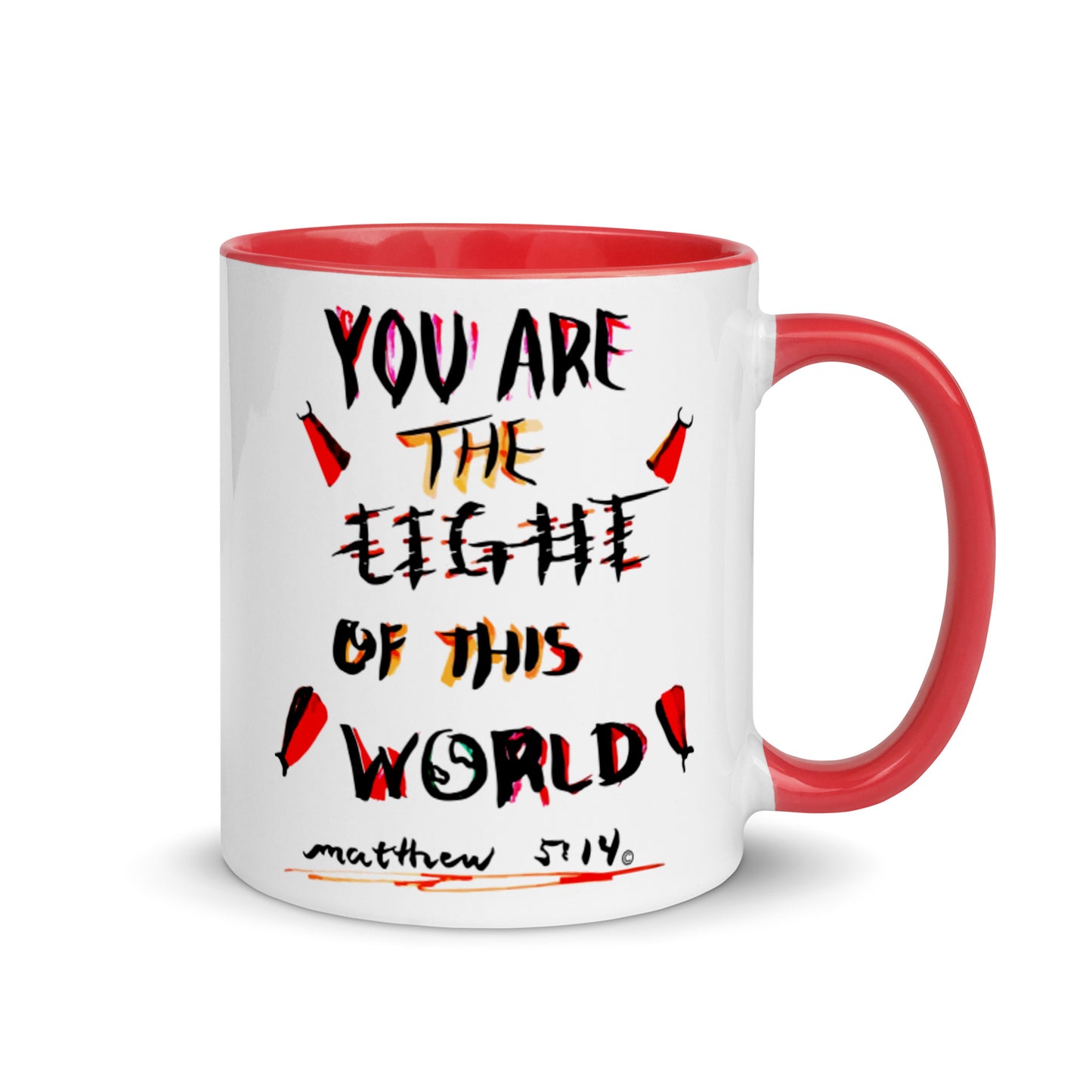 Light of This World Mug with Color Inside
