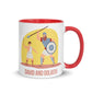 David and Goliath Mug with Color Inside