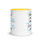 I Will Be With You Mug with Color Inside
