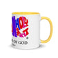 In the Name of God Mug with Color Inside