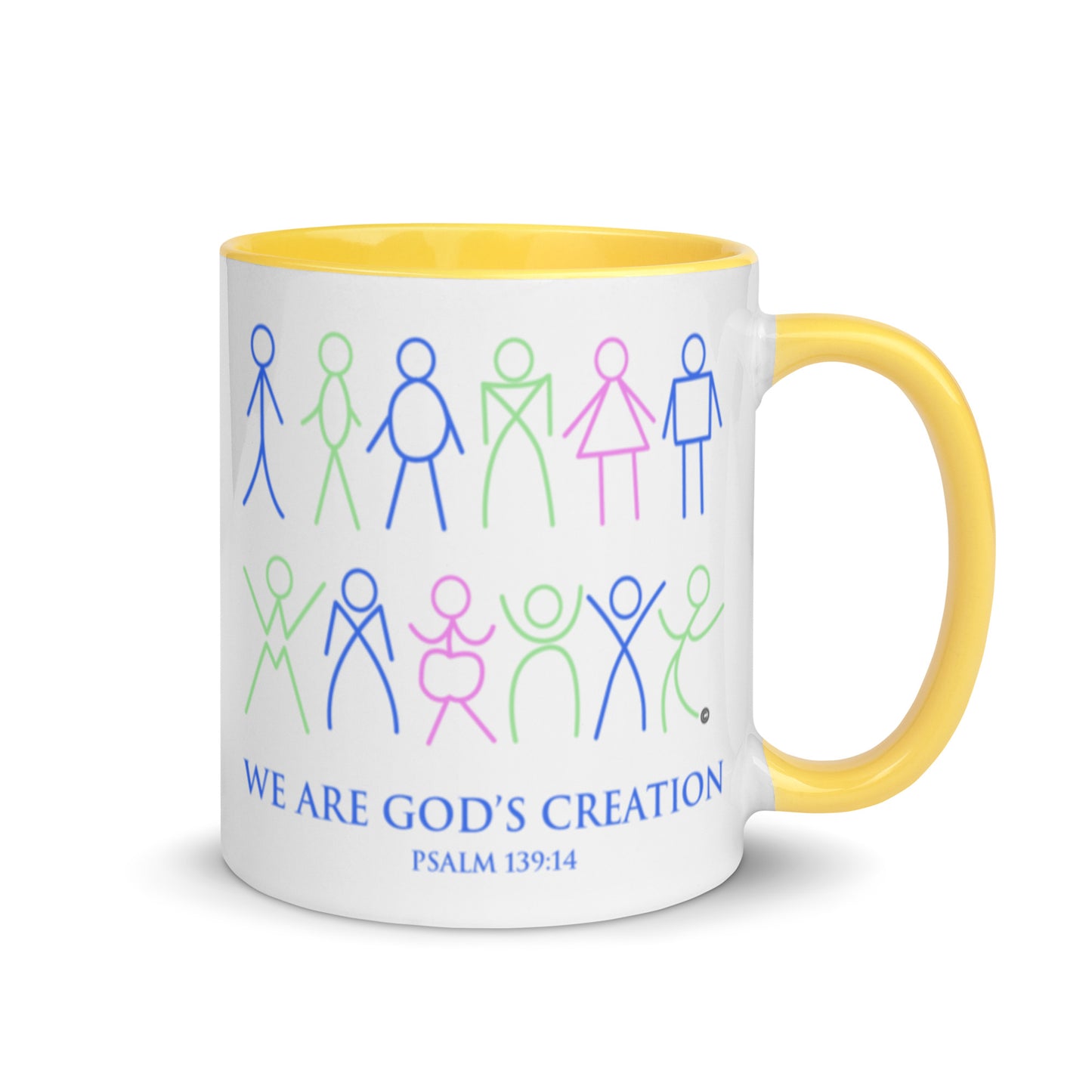 We Are God's Creation Mug with Color Inside