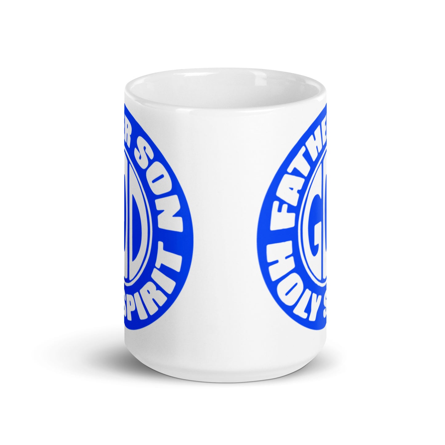 Father Son Holy Spirit White Glossy Mug