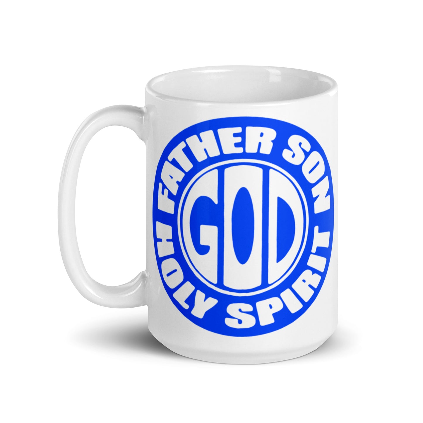 Father Son Holy Spirit White Glossy Mug