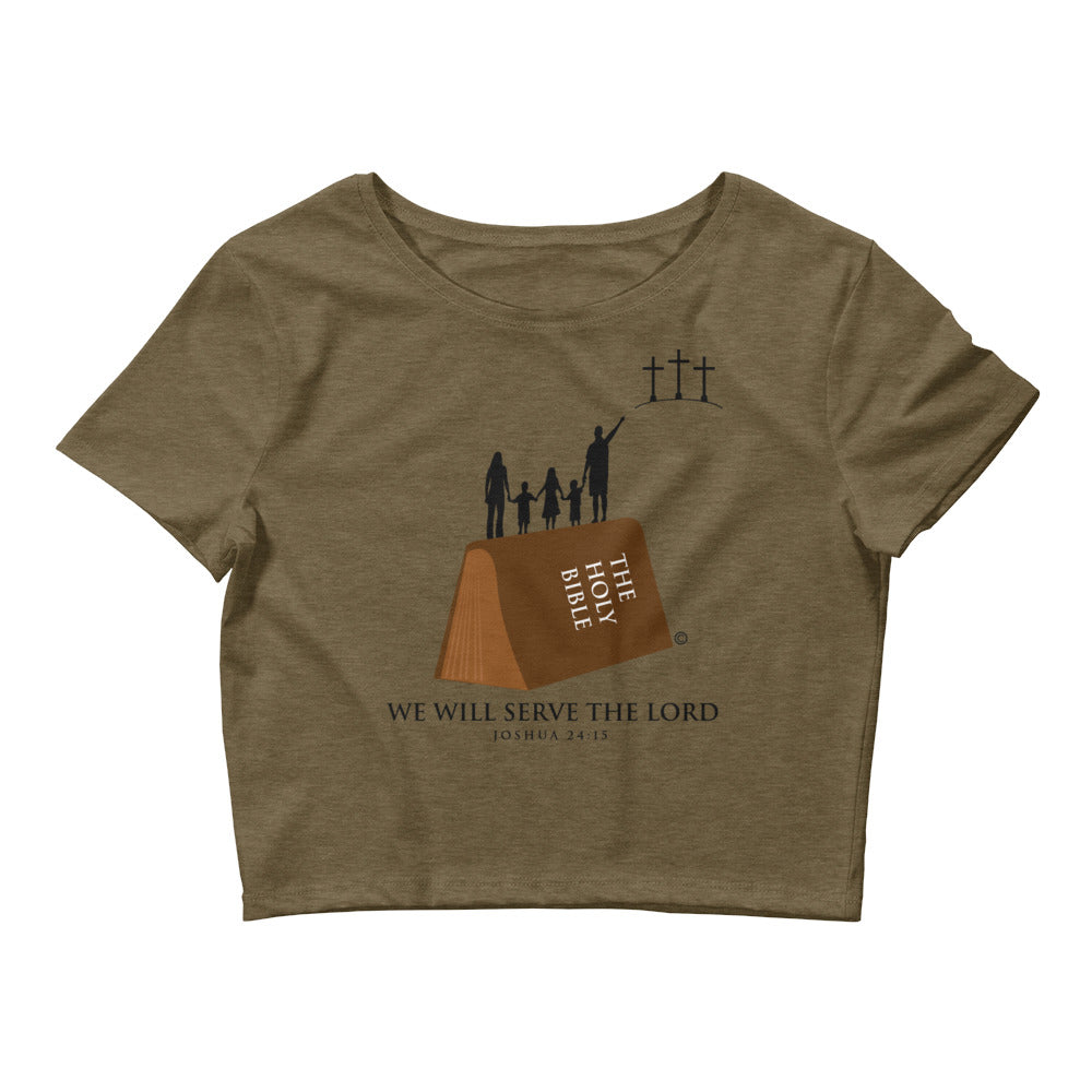 Serve the Lord Women’s Crop Tee