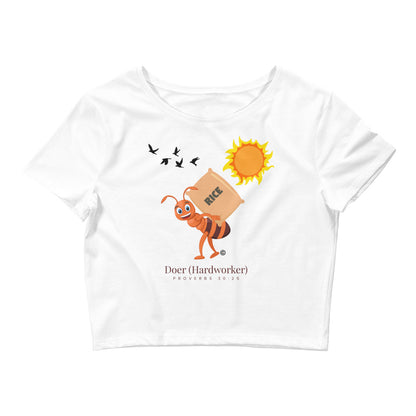 Doer - Hardworker Women’s Crop Tee