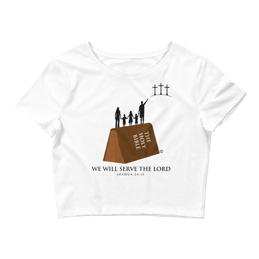 Serve the Lord Women’s Crop Tee