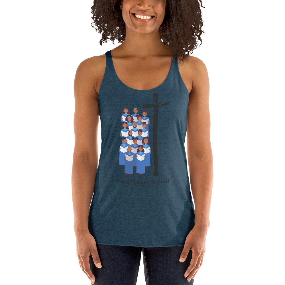 Sing Praises to God Women's Racerback Tank