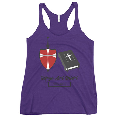 Refuge and Shield Women's Racerback Tank