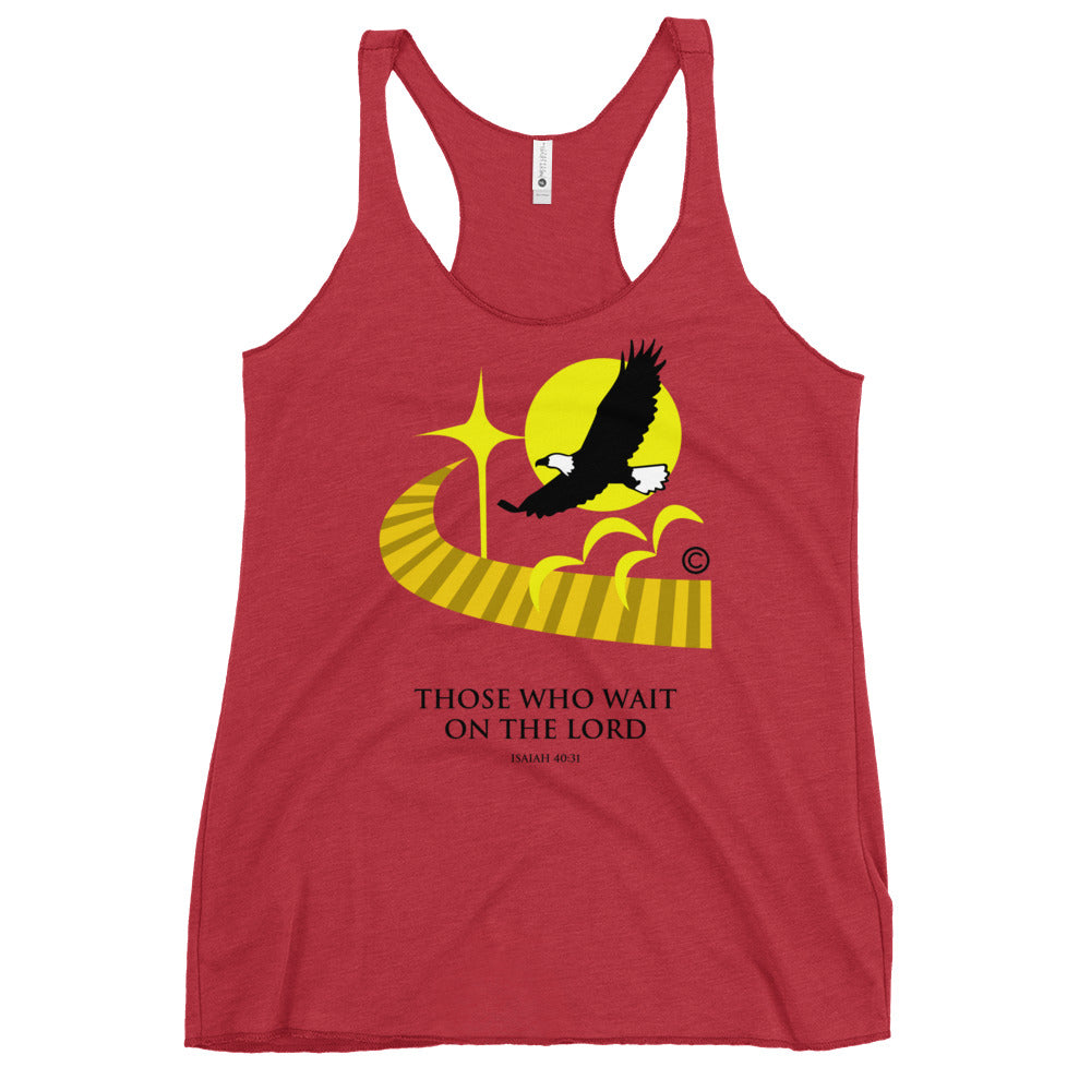 Those Who Wait on the Lord Women's Racerback Tank