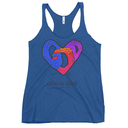 God is Love Women's Racerback Tank