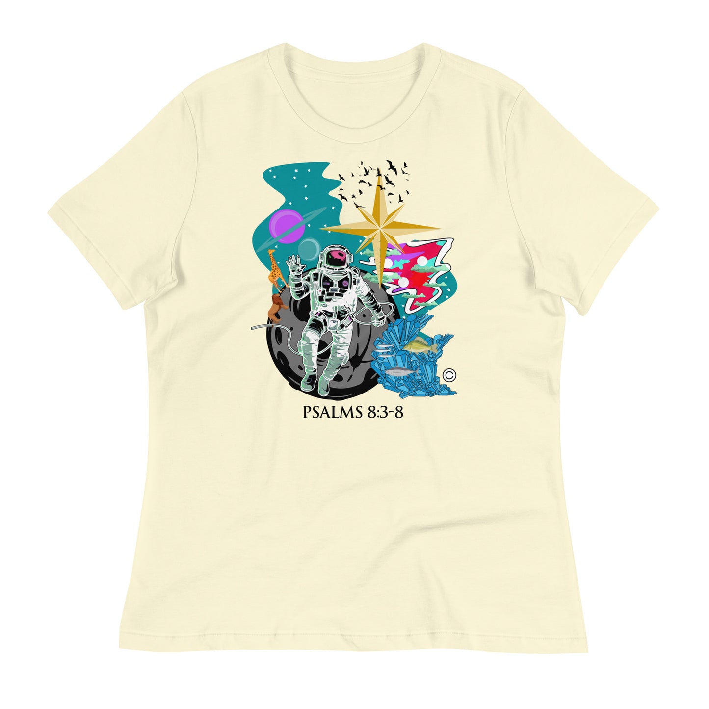 Psalm 8:3-8 Women's Relaxed T-Shirt