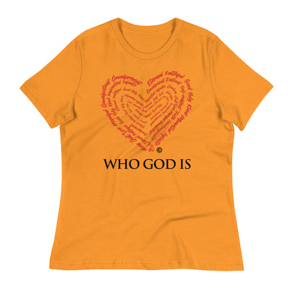 Who God Is Women's Relaxed T-Shirt