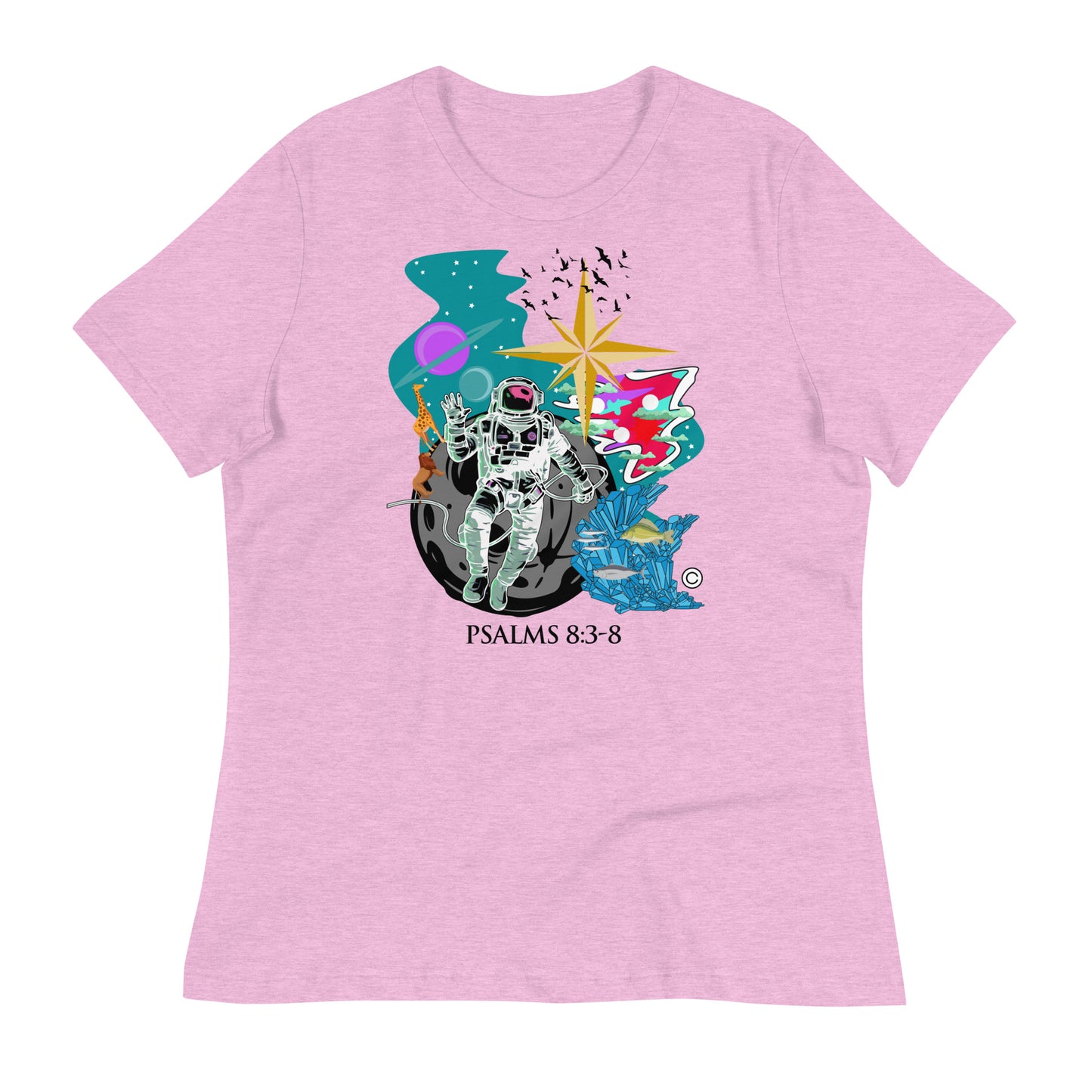 Psalm 8:3-8 Women's Relaxed T-Shirt