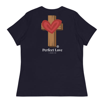 Perfect Love Dark-Colored Women's Relaxed T-Shirt